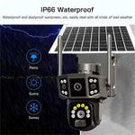 Caméra de sécurité solaire sans fil intelligente 12MP